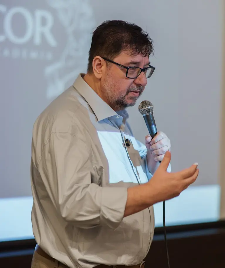 Retrato de Joel Gracioso, conselheiro do COR