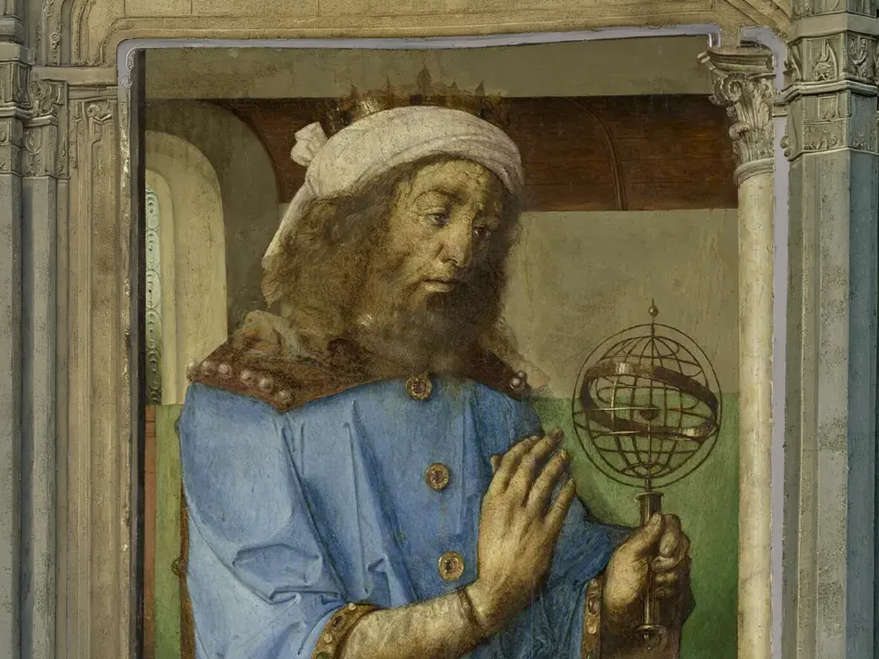 Ptolomeu com esfera armilar, c. 1476