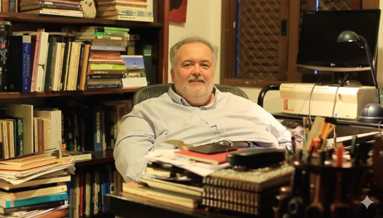 Retrato do professor Rodrigo Gurgel