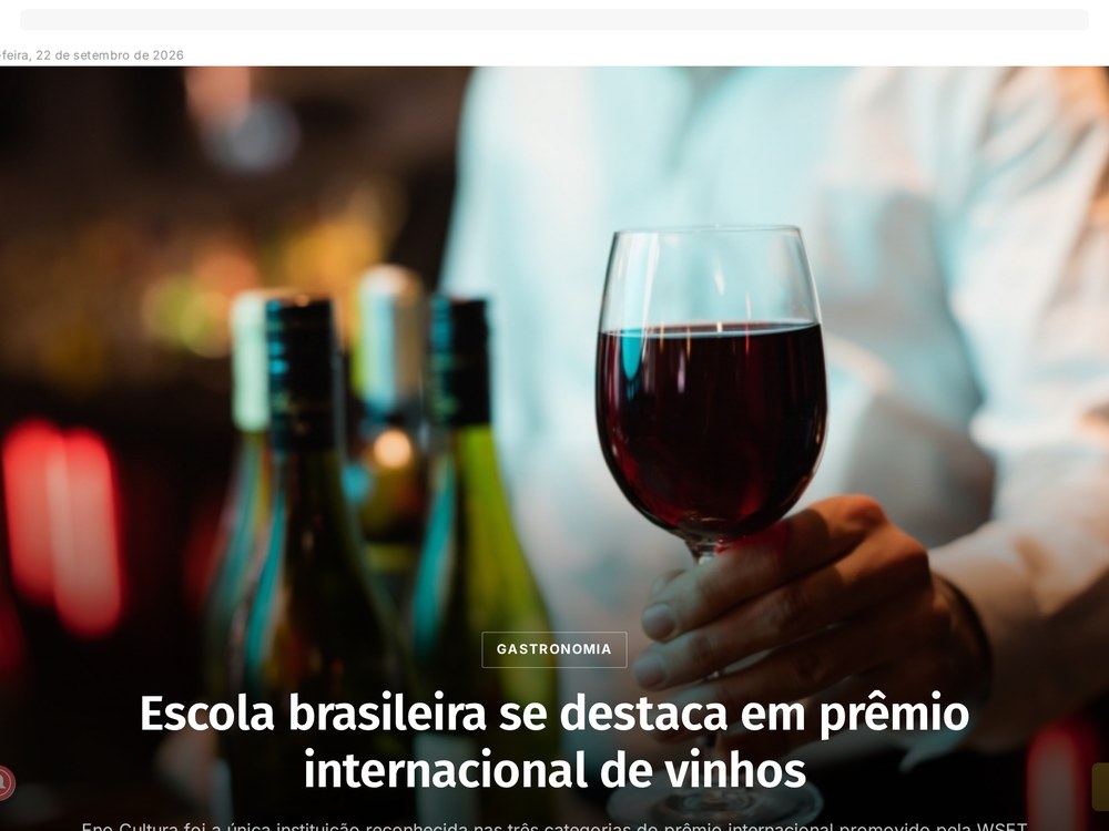 Reprodução da matéria no site GPS Brasília