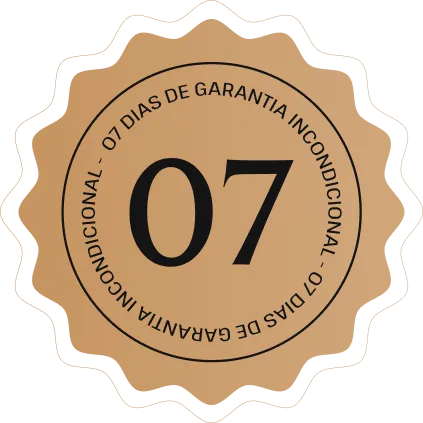 Selo 07 dias de garantia incondicional