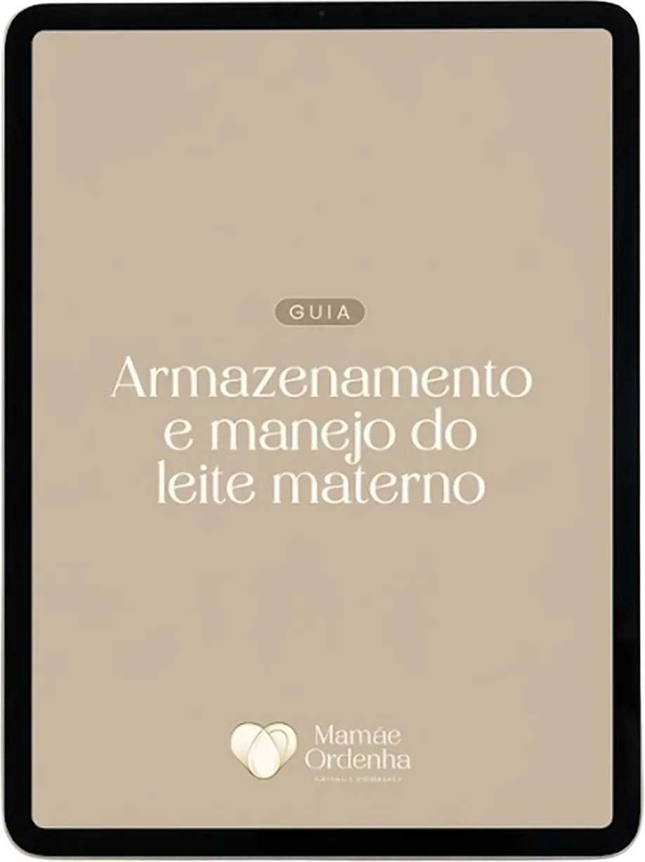 Guia de armazenamento de leite materno