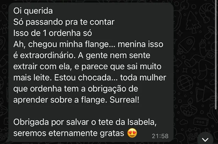 Depoimento de aluna