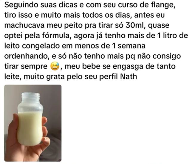 Depoimento de aluna