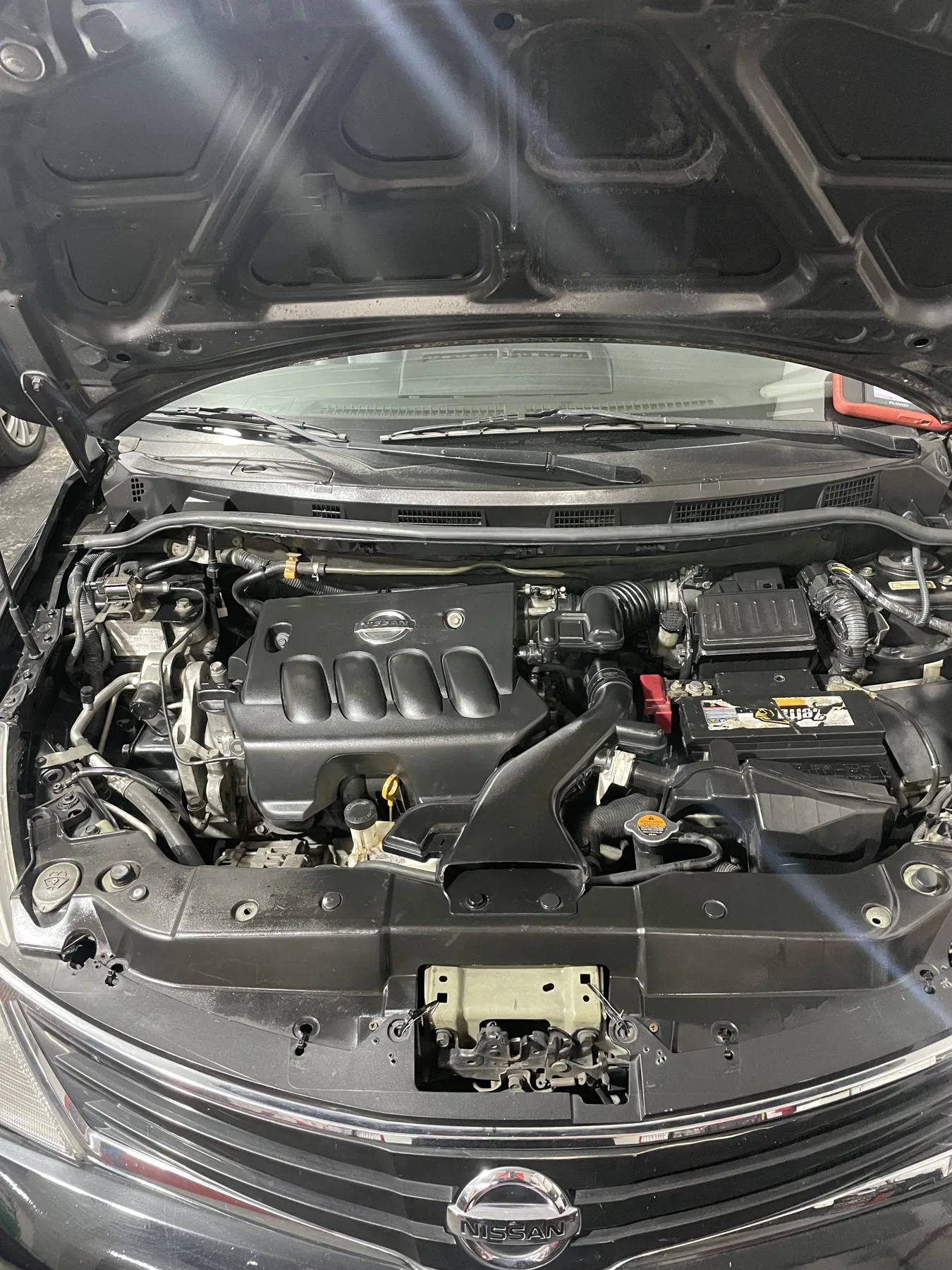 Motor Nissan em revisão